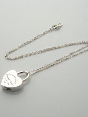 Tiffany Heart Padlock Necklace